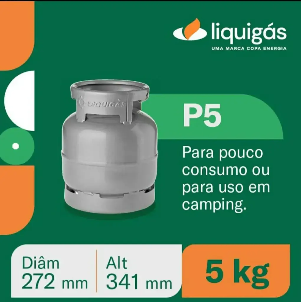 Gás Liquigás P-5 (5kg)